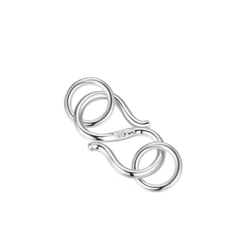 【P053】S button-High quality charms
