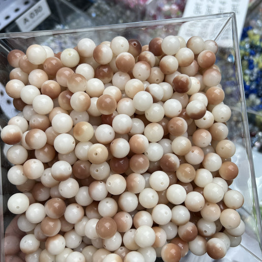 【B006】12mm Small Steamed Bun-Natural Bodhi Beads
