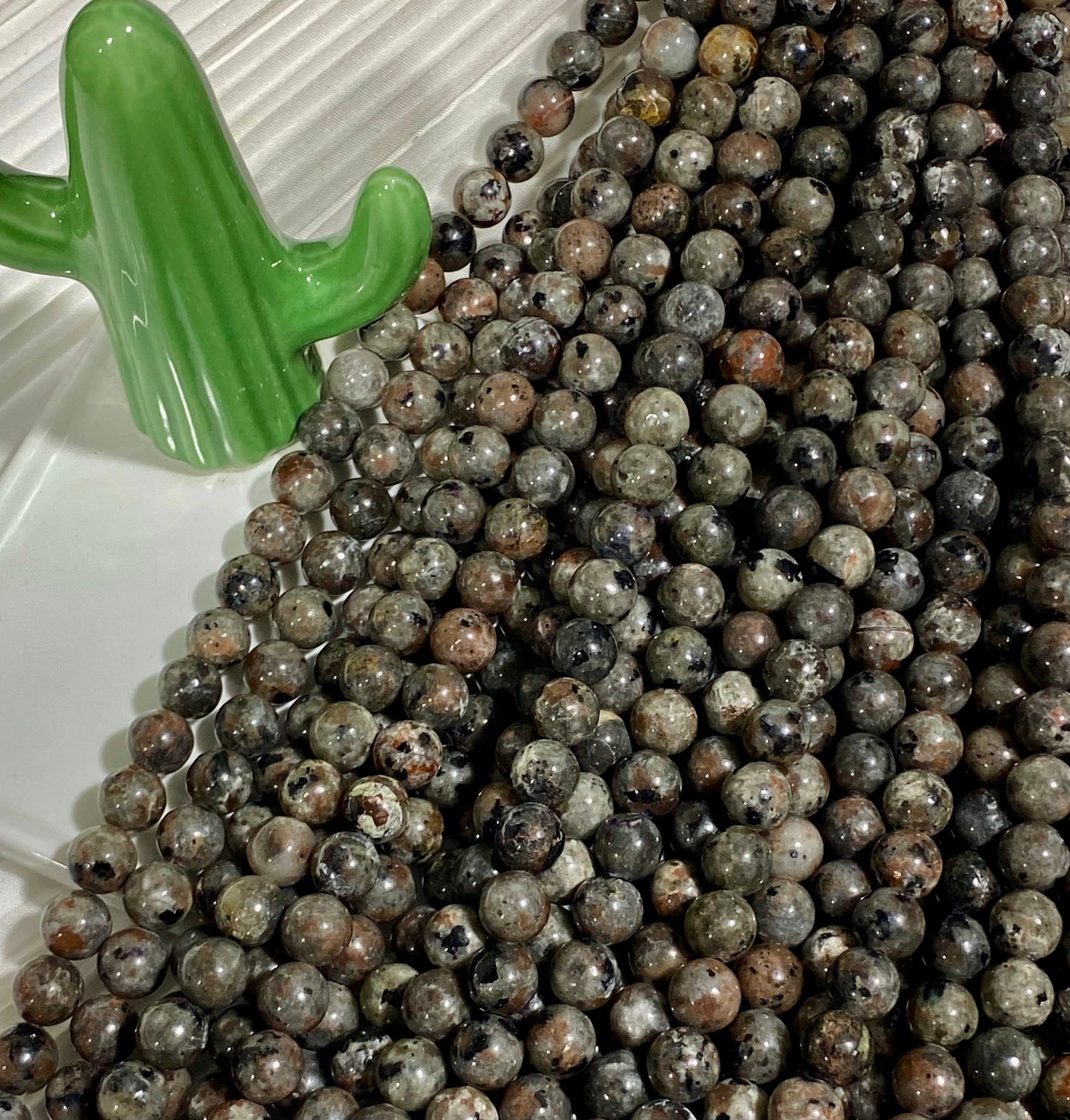 【C068】Yooperlite(6-7mm)-High Quality Natural Crystal Beads