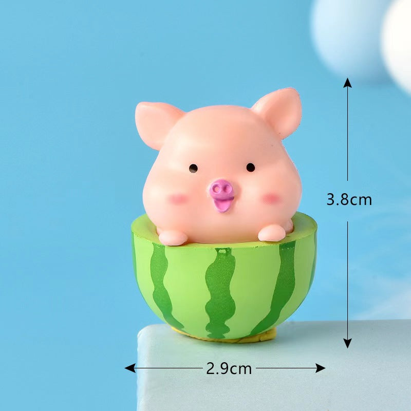 【O004】Little Piggy desk ornament