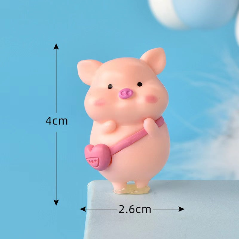 【O004】Little Piggy desk ornament