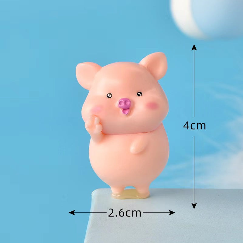 【O004】Little Piggy desk ornament