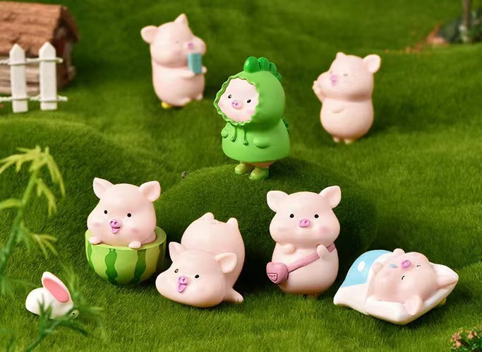 【O004】Little Piggy desk ornament