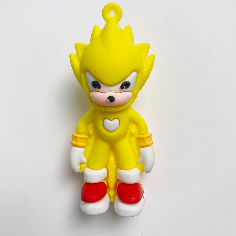 【K037】Sonic-High quality Keychain