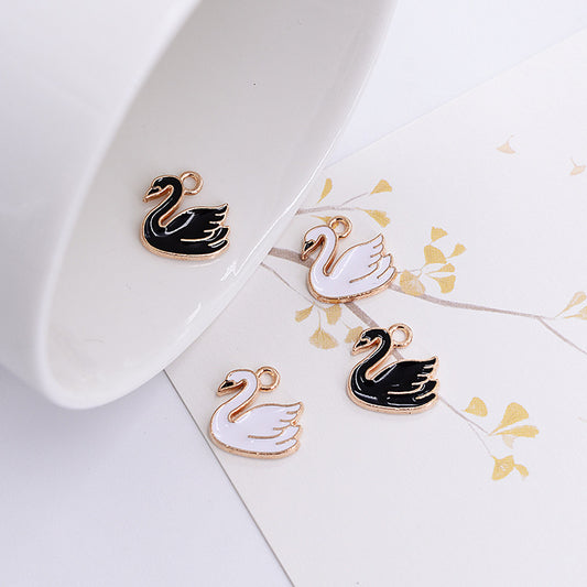 【P300】Swan -High quality charms