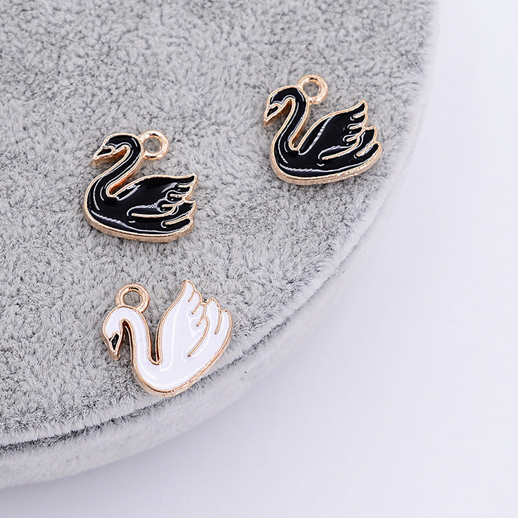 【P300】Swan -High quality charms