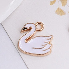 【P300】Swan -High quality charms