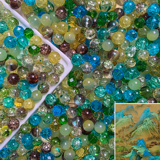 【A299】Mountains and Rivers  - High quality  glass beads