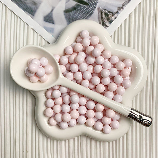 【H074】10mm  light Pink  Beads  - High quality ceramic beads