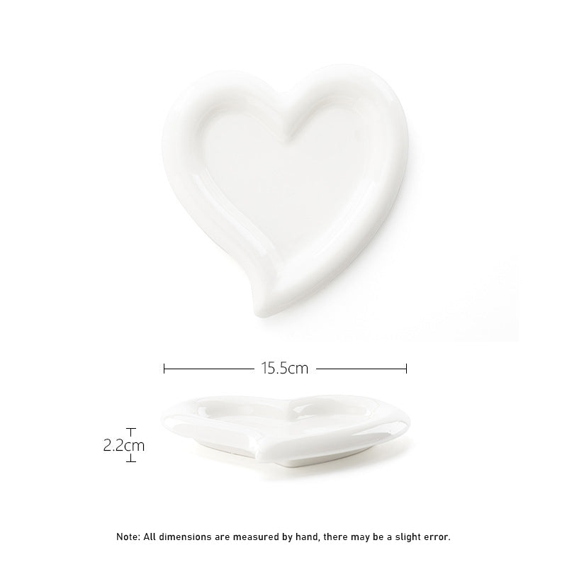 【D022】Heart Plate(15cm)- DIY tools Regular (Pack Offline)