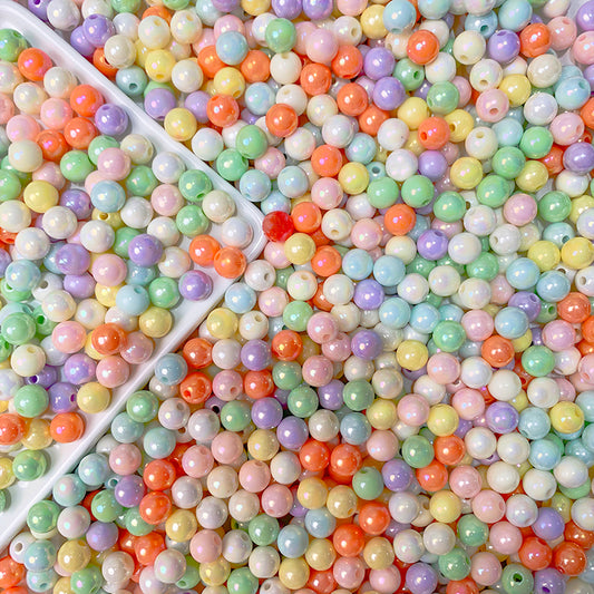 【R017】8mm acrylic beads  - High quality acrylic beads（pack on live）