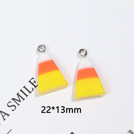 【P308】Candy  Corn - High quality charms