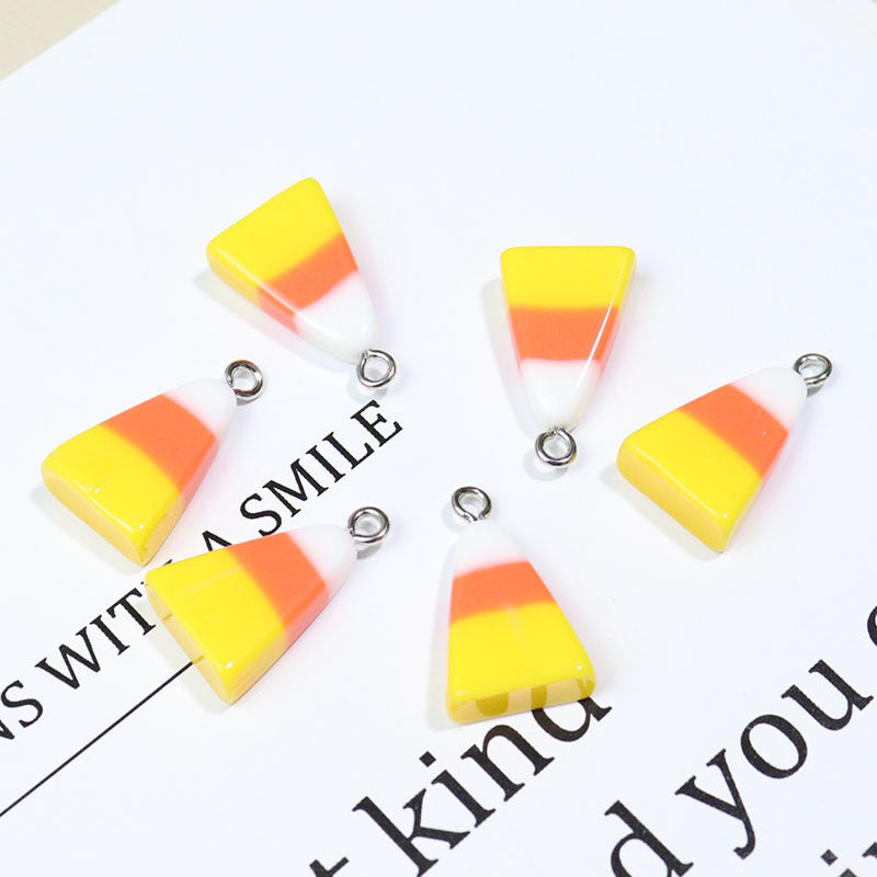 【P308】Candy  Corn - High quality charms