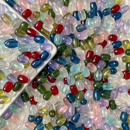 【A483】Barrel Race - High quality  glass beads(pack on live)