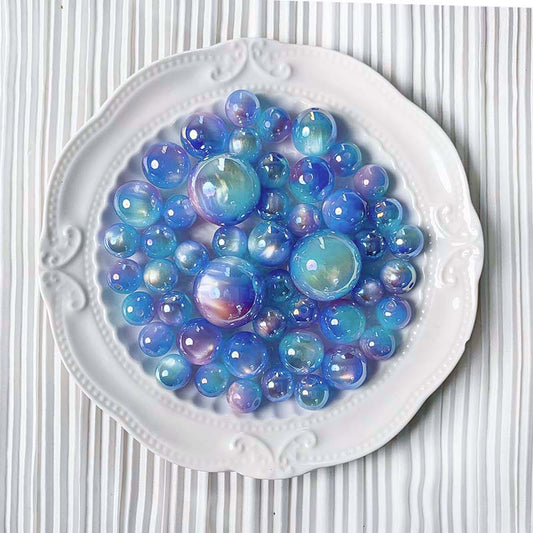 【R023】 Luxury Mermaid Chatoyant Acrylic Beads Acrylic Beads - High quality acrylic beads（pack on live）