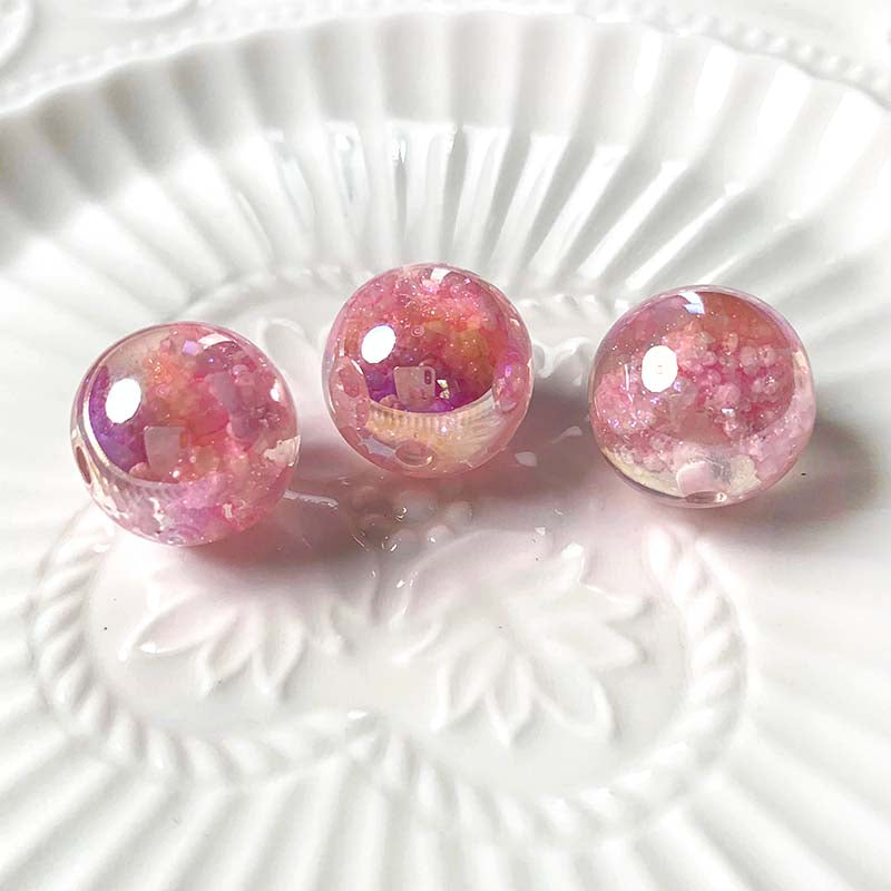 【R027】Luxury Nebula Clouds Acrylic Beads - High quality acrylic beads（pack on live）