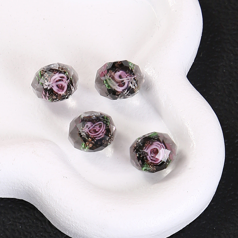 【A518】A Thousand of Flowers  - High quality  glass beads(pack on live)