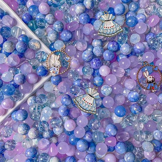 【A524】Sky Wishes - High quality  glass beads(pack on live)