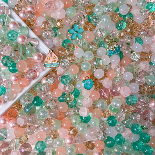 【A530】Coral Melody - High quality  glass beads(pack on live)