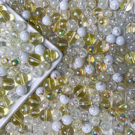 【A636】Joyful Sunburst - High quality  glass beads(pack on live)