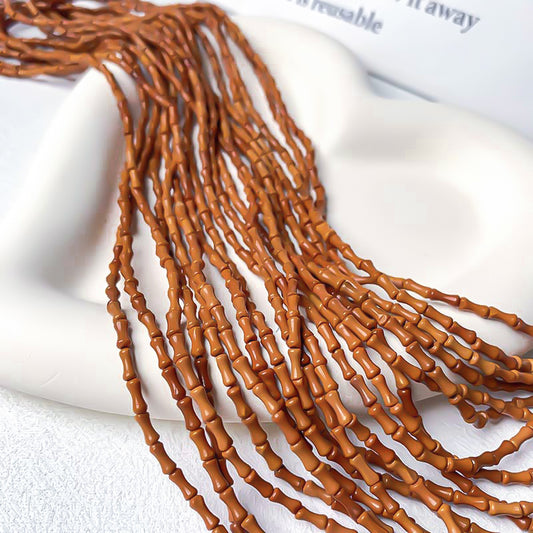 【B029】3x6mm Wood Bamboo Beads