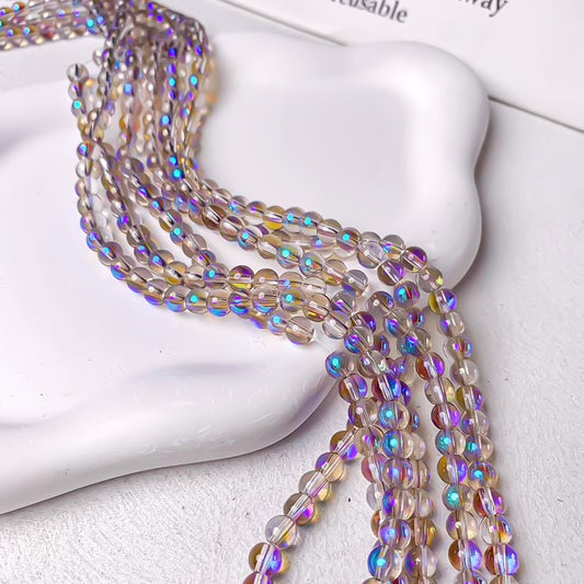 【A766】Aurora Glass Beads - High quality glass beads(pack on live)