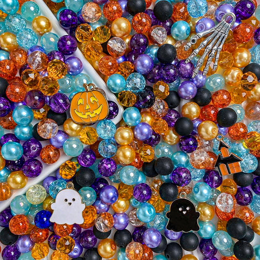 【A075】 Spooky Boo！ - High quality glass beads