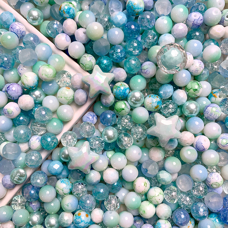 【A296】Sea  Glass - High quality  glass beads