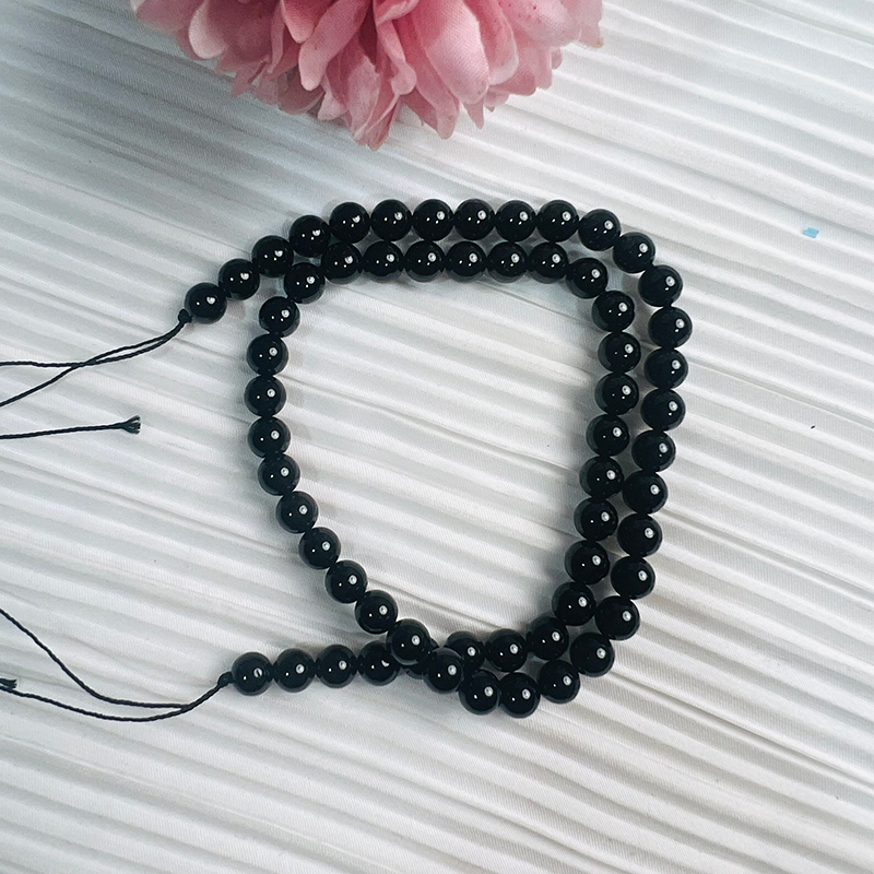 【C045】Black Hematite（4-5mm）-High Quality Natural Crystal Beads