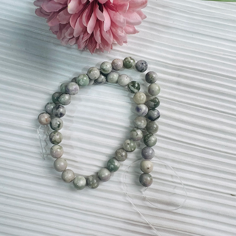 【C109】Auspicious jade(8MM)-High Quality Natural Crystal Beads