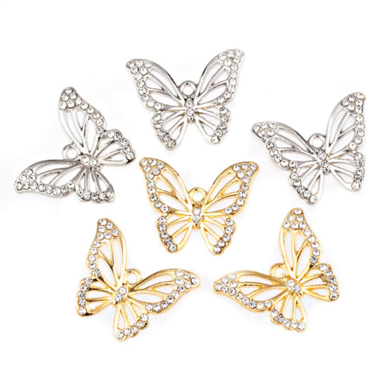 【P121】Butterfly-High quality charms