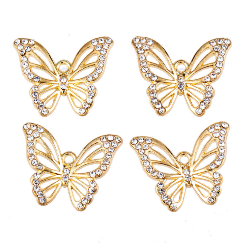 【P121】Butterfly-High quality charms