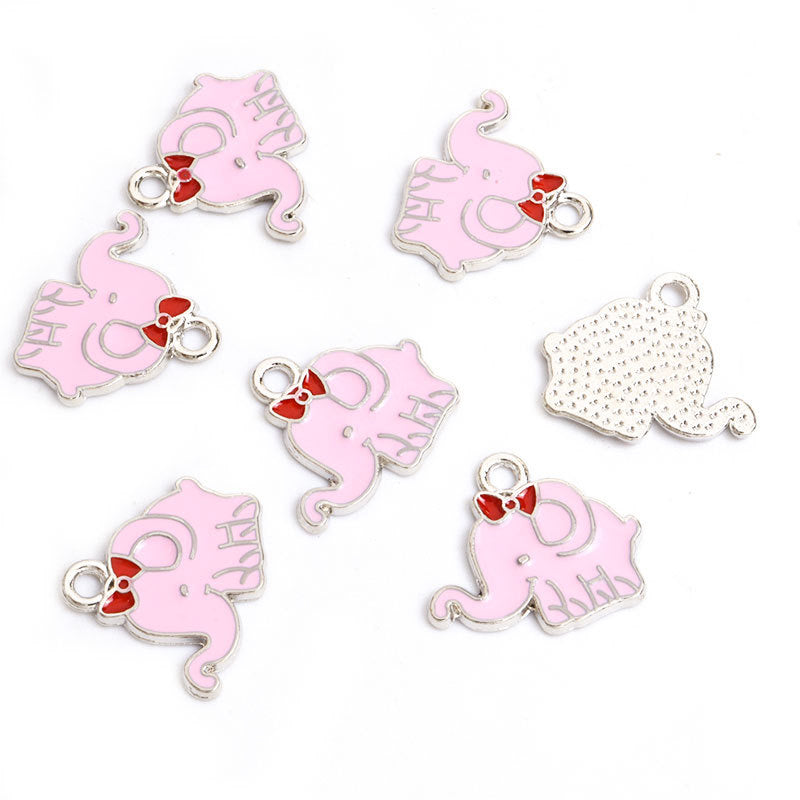 【P122】Elephant-High quality charms