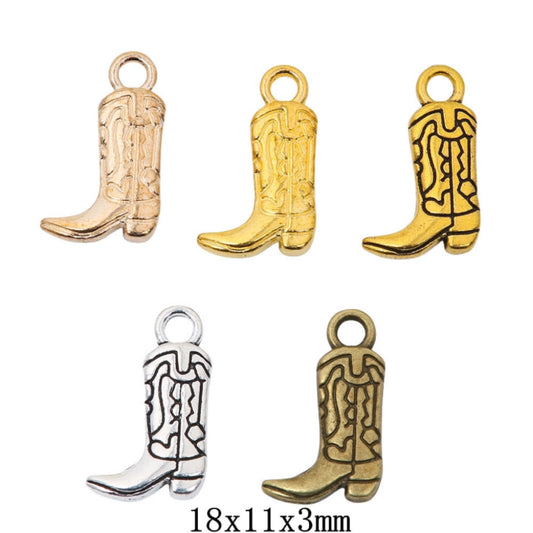 【P166】Boot-High quality charms