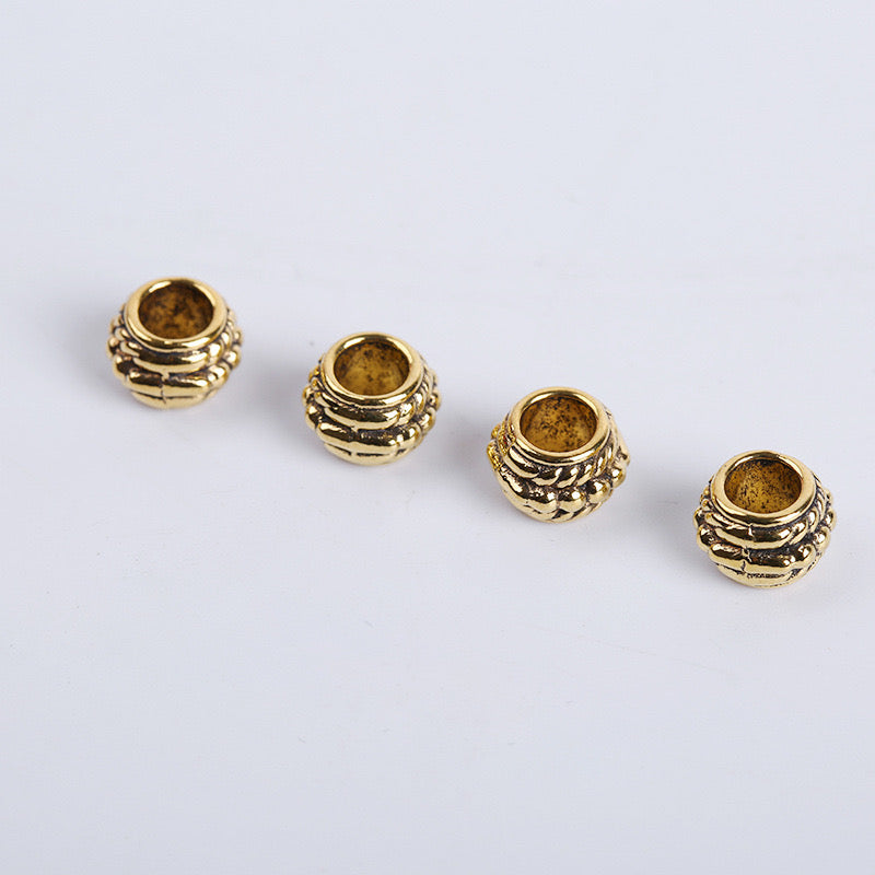 【P190】Tibetan silver bucket beads-High quality charms