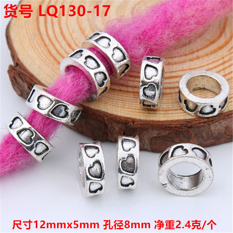 【P190】Tibetan silver bucket beads-High quality charms