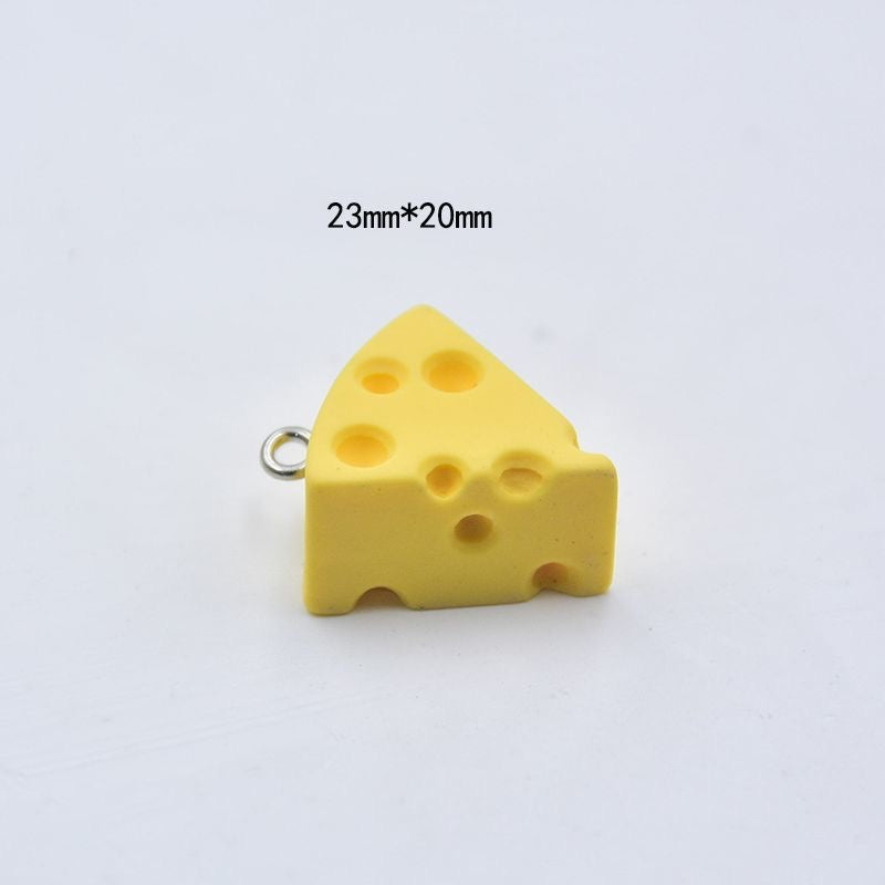 【P243】Cheese- High quality charms