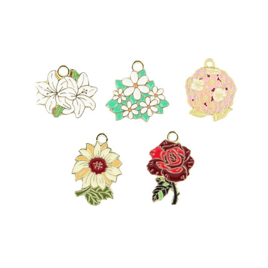 【P247】Flower - High quality charms