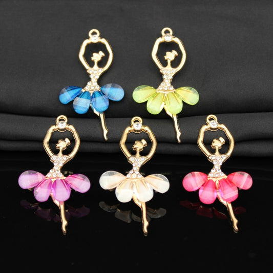 【P027】Ballerina Girl-High quality charms