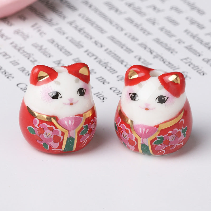 【P030】Fortune Cat-High quality charms