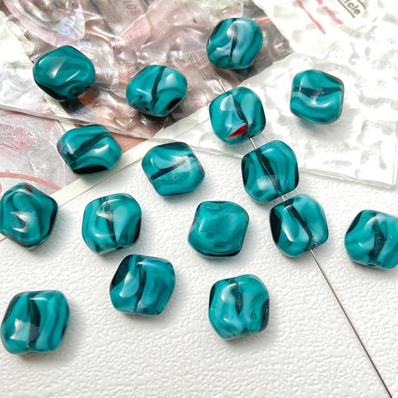 【A519】A thousand of Flowers Free form Beads  - High quality  glass beads(pack on live)