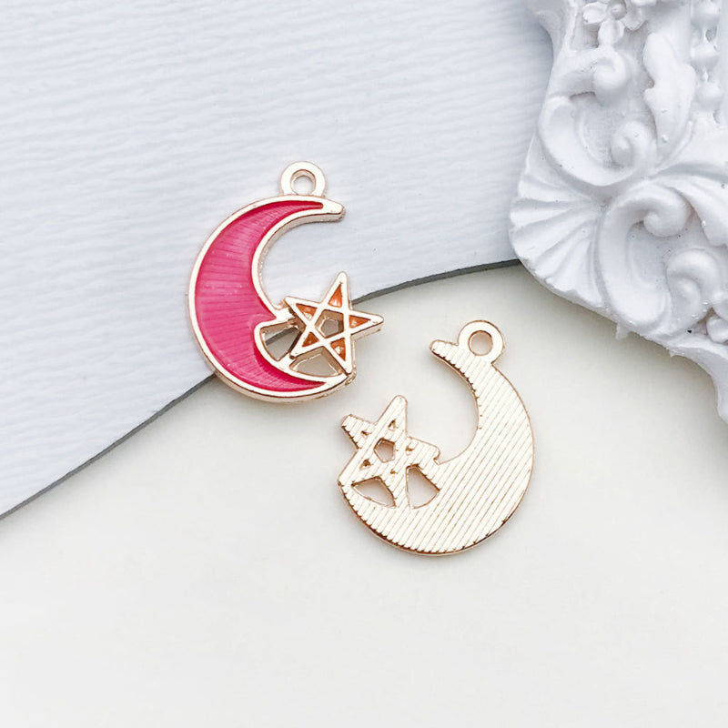 【P252】Moon and Star- High quality charms