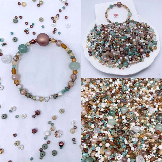 【S128 】Choco Mint - High Quality Seed Beads