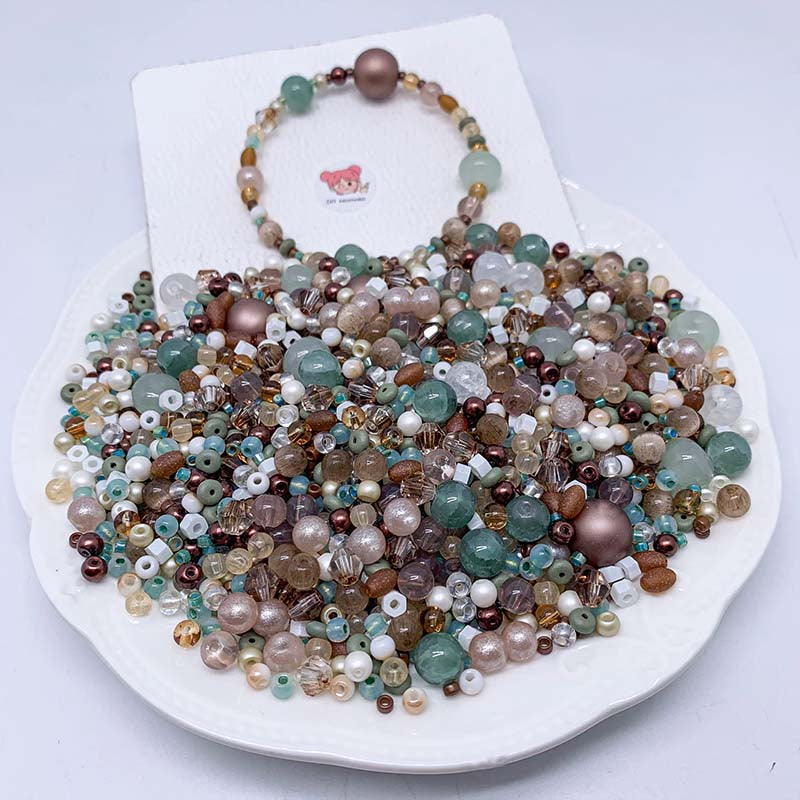 【S128 】Choco Mint - High Quality Seed Beads