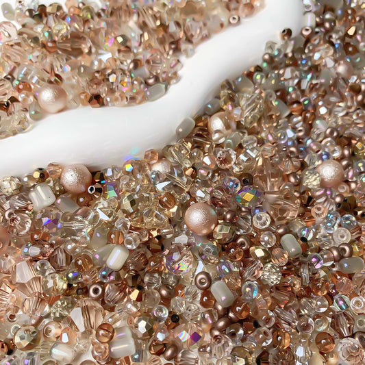 【S290】Champagne Diamonds - High Quality Seed Beads