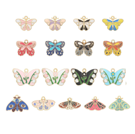 【P002】Butterfly -High quality charms set