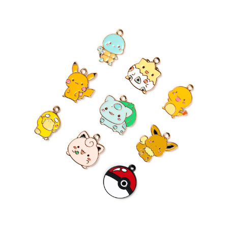 【P004】Pokemon-High quality charms set