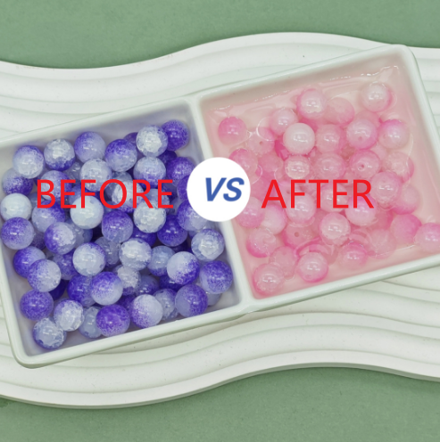 【R005】color changing（Purple） -High quality resin beads
