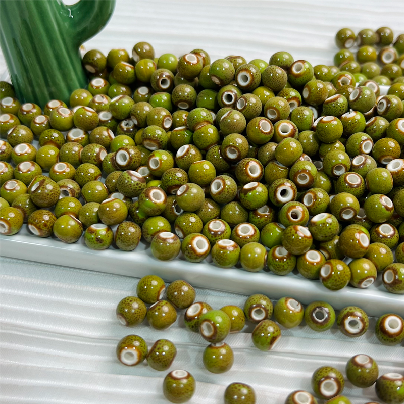 【T005】8mm High Quality Chinese ceramic beads