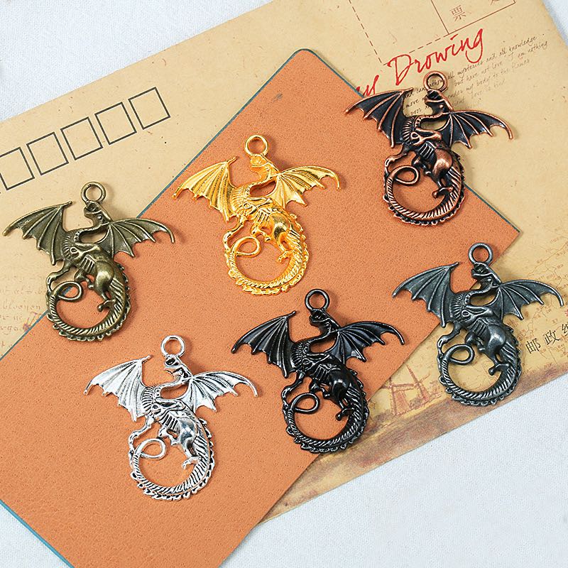 【P018】Dragon(3 PCS)-High quality charms